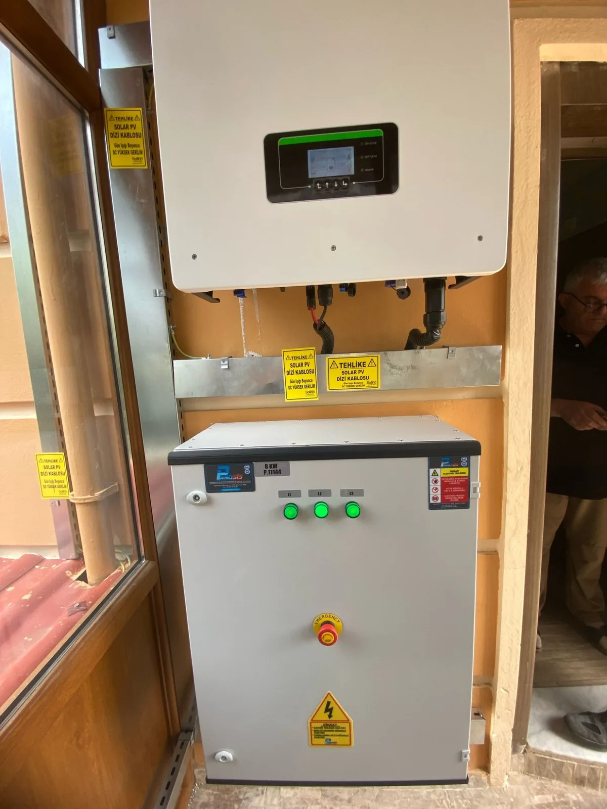 Sofar inverter ve elektrik panosu kurulumu - Seferihisar
